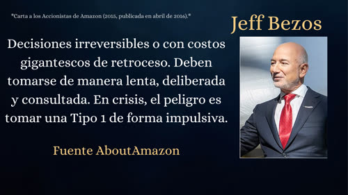 Las dos puertas de Bezos — La Pausa